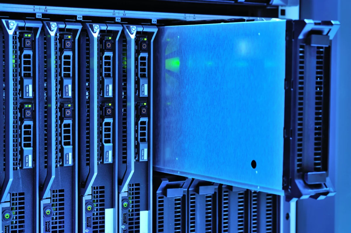 Blade-Server im Rechenzentrum